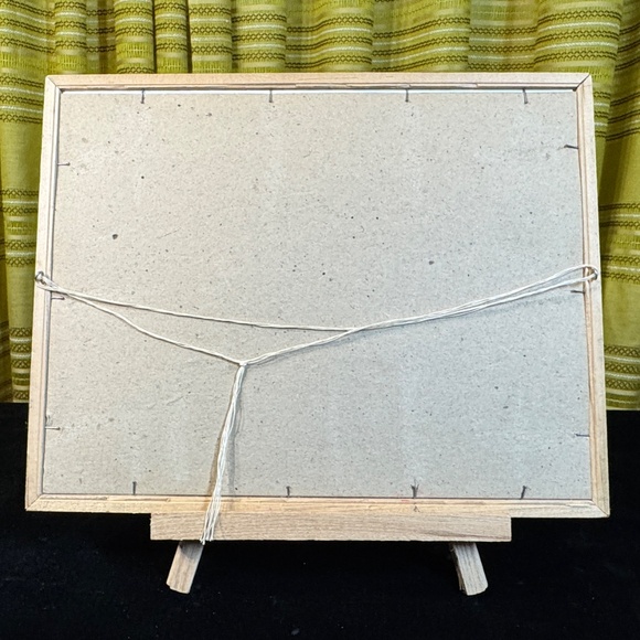 Vintage original Painting, signed PIVE, 1976, titled "I and Universe", framed - Picture 4 of 4